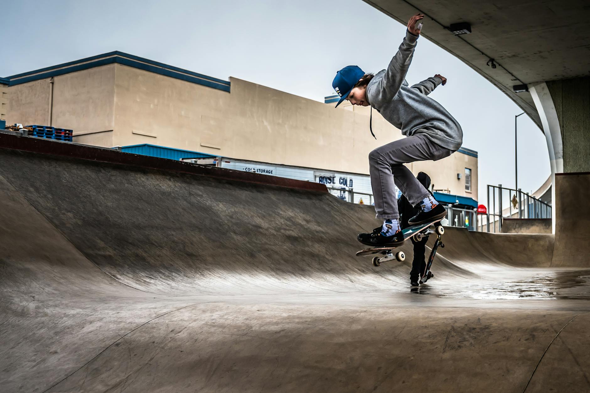 Skater im Skatepark